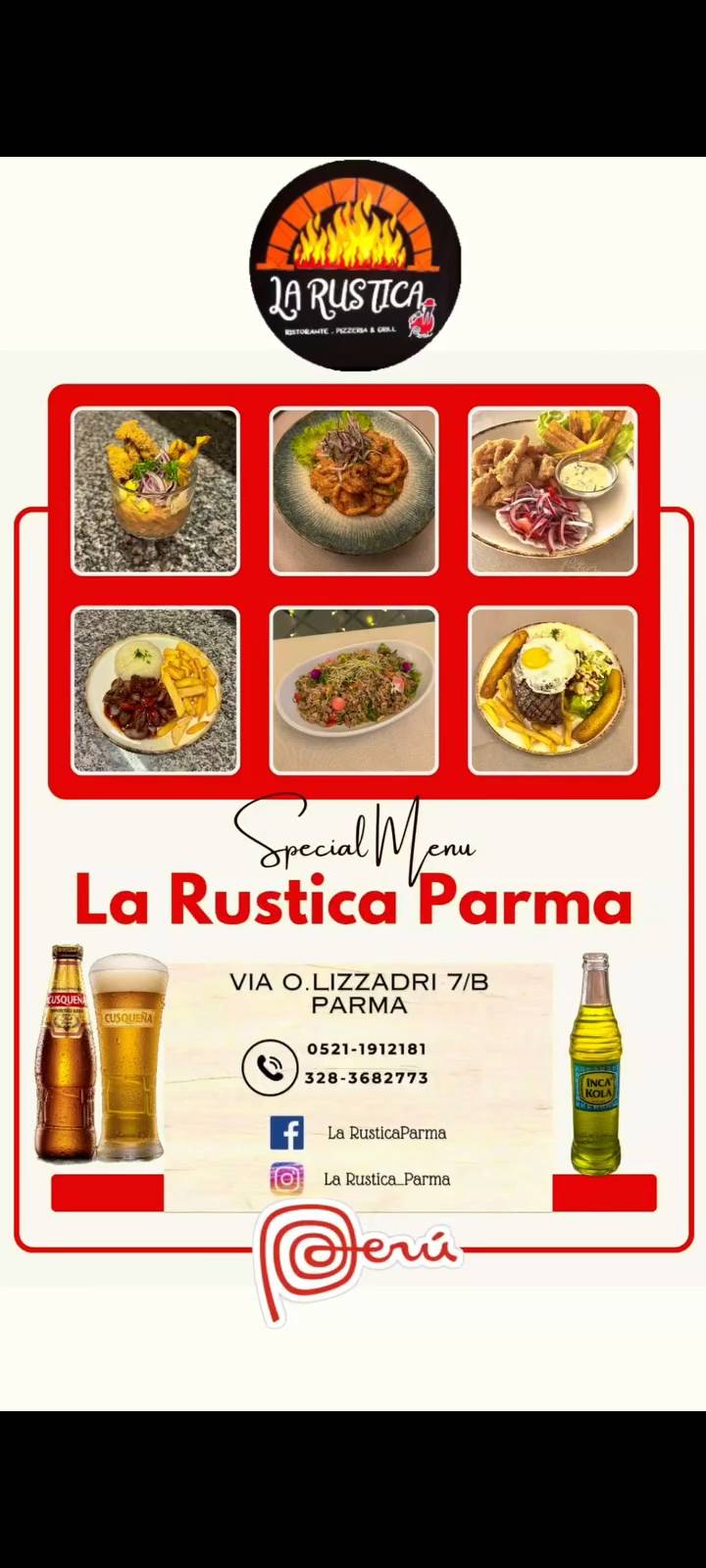 Menu di La Rustica Parma 