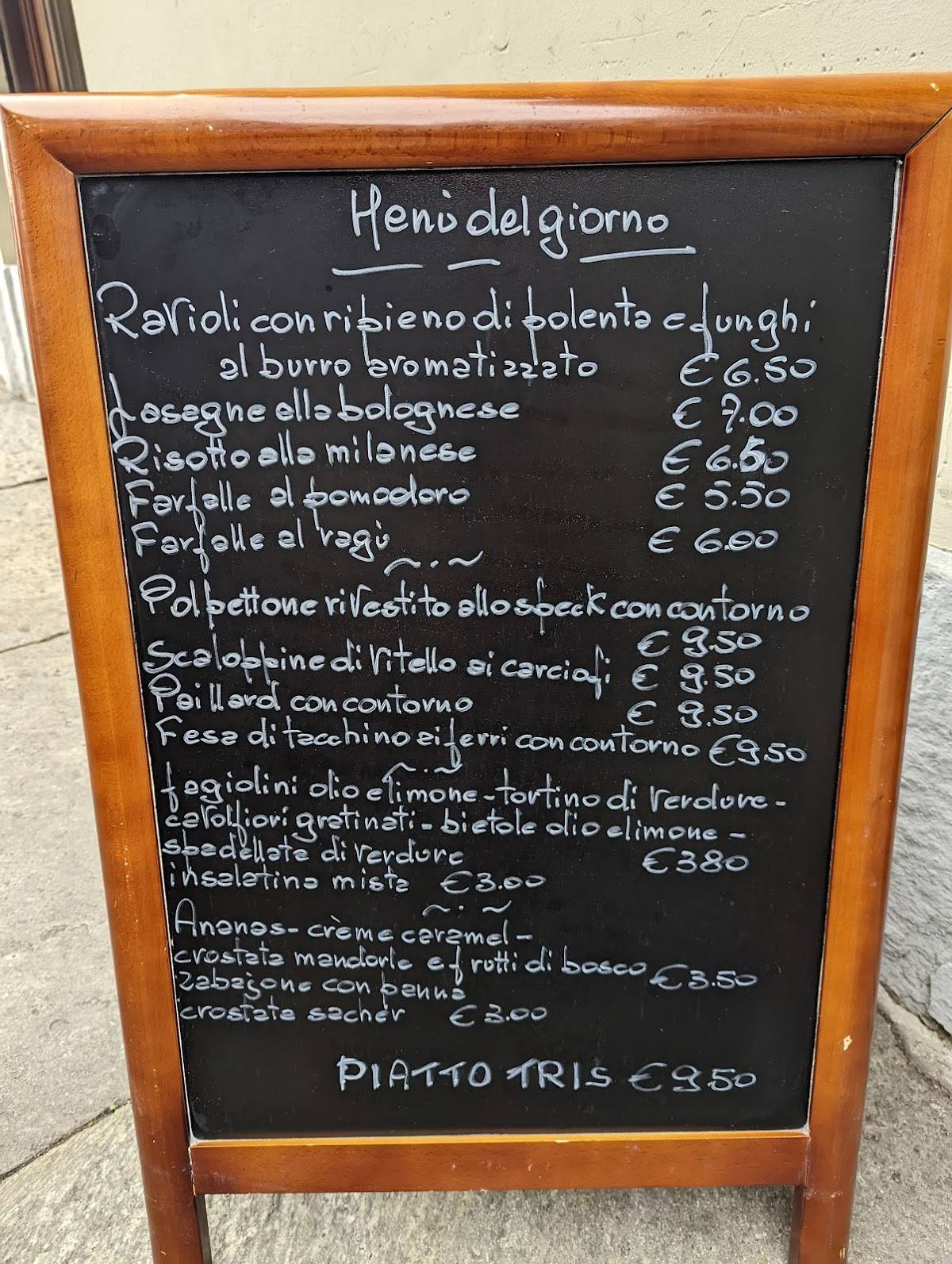 Menu di La Vecchia Torino 