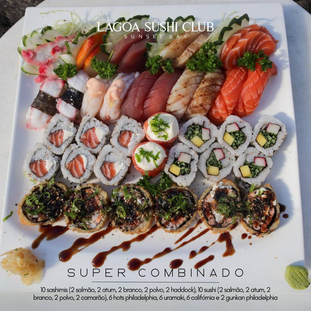 Lagoa Sushi Club cardápio