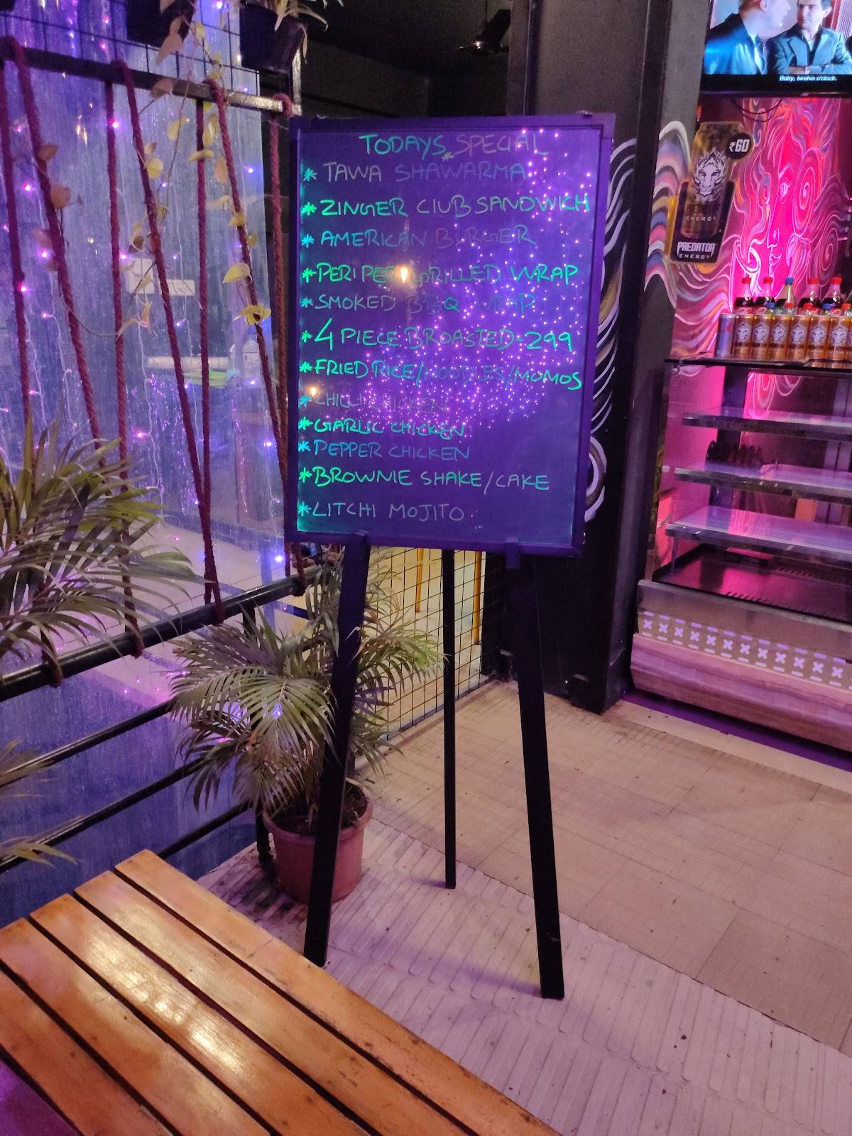 Lamps Shamlu's Cafe menu