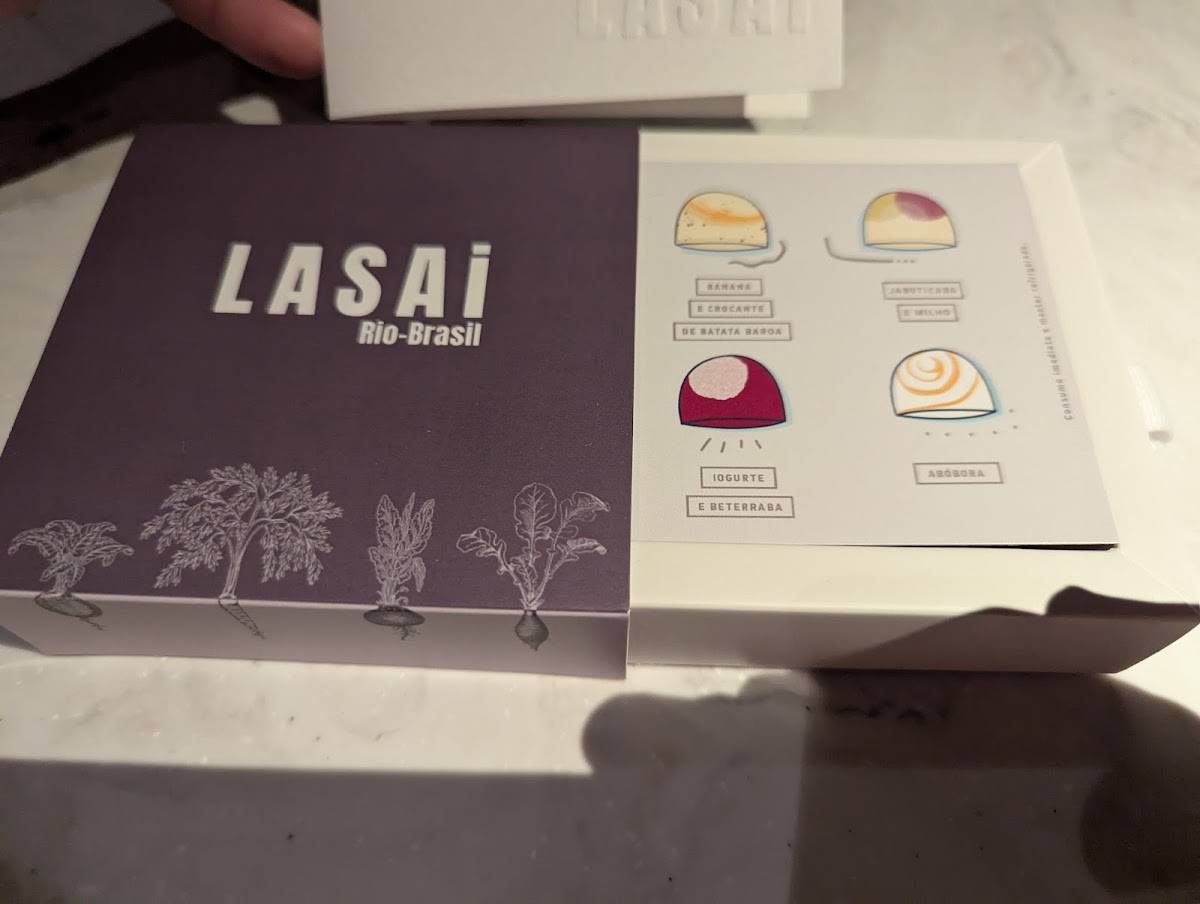 Lasai Restaurante cardápio