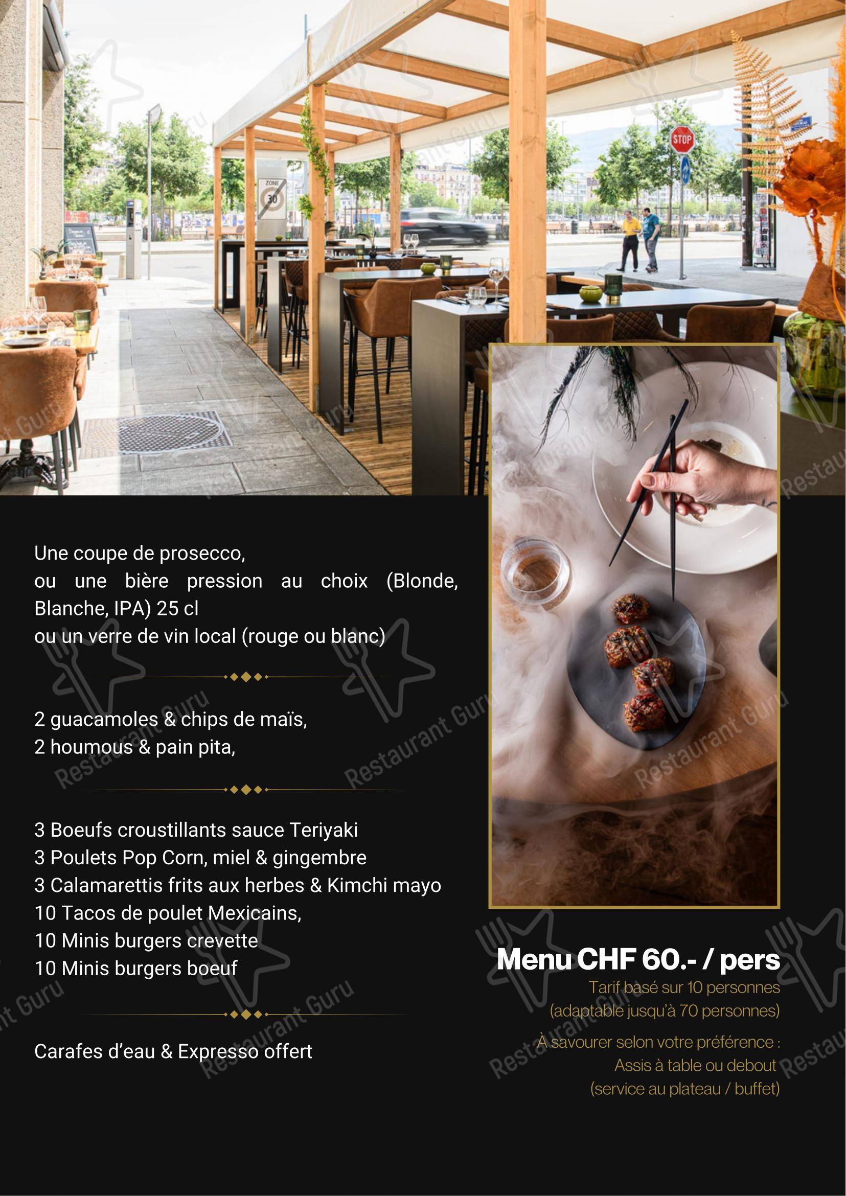 菜单 pour Le Pandore dans Genève