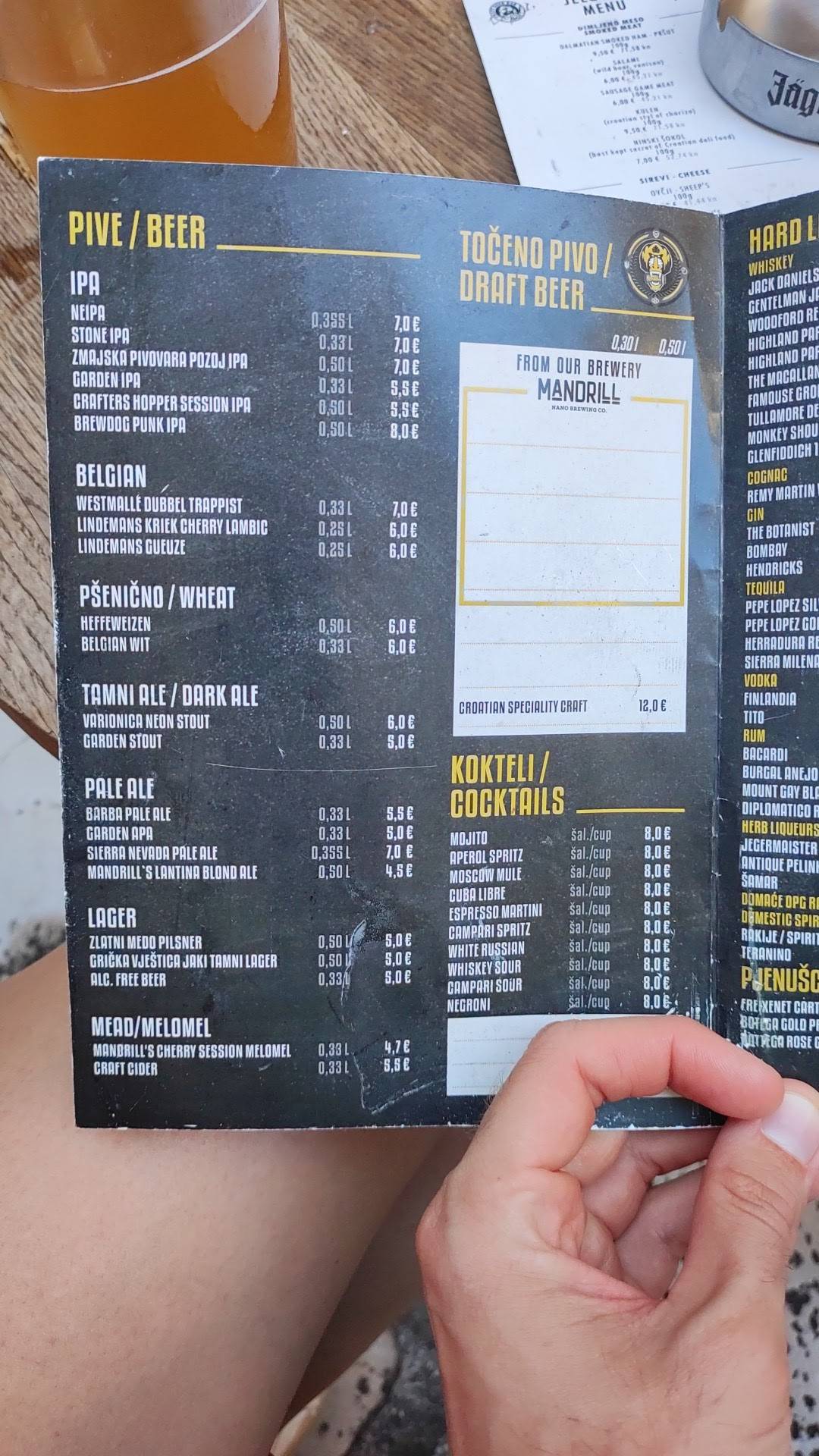 Menu di Leopolds Craft Beer Bar 