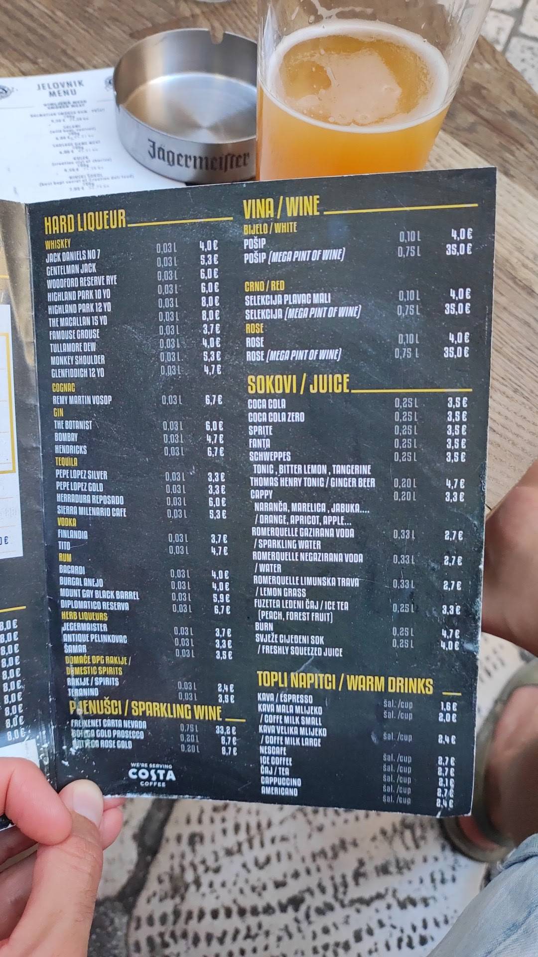 Menu di Leopolds Craft Beer Bar 