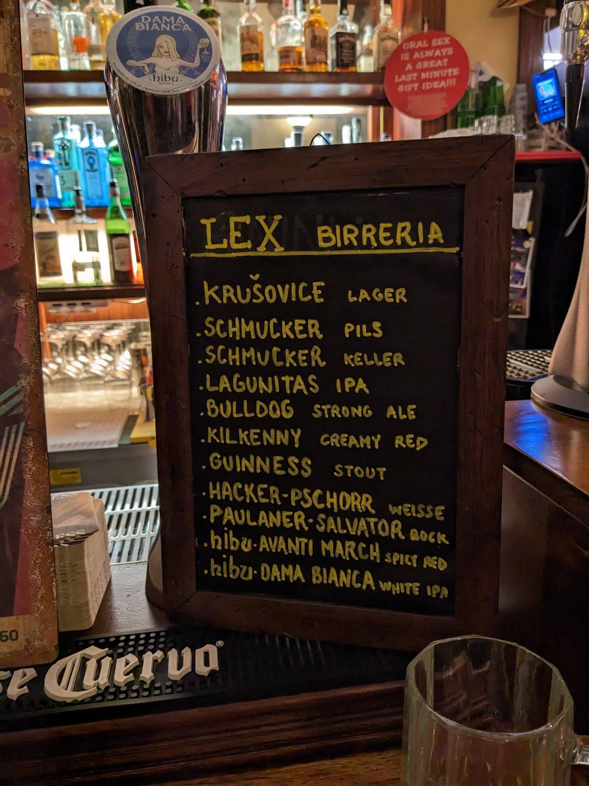 Menu di Lex 