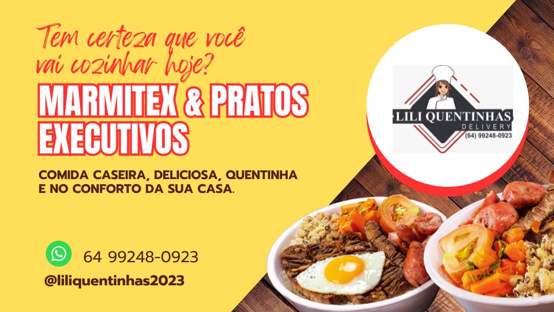 Lili Quentinhas cardápio