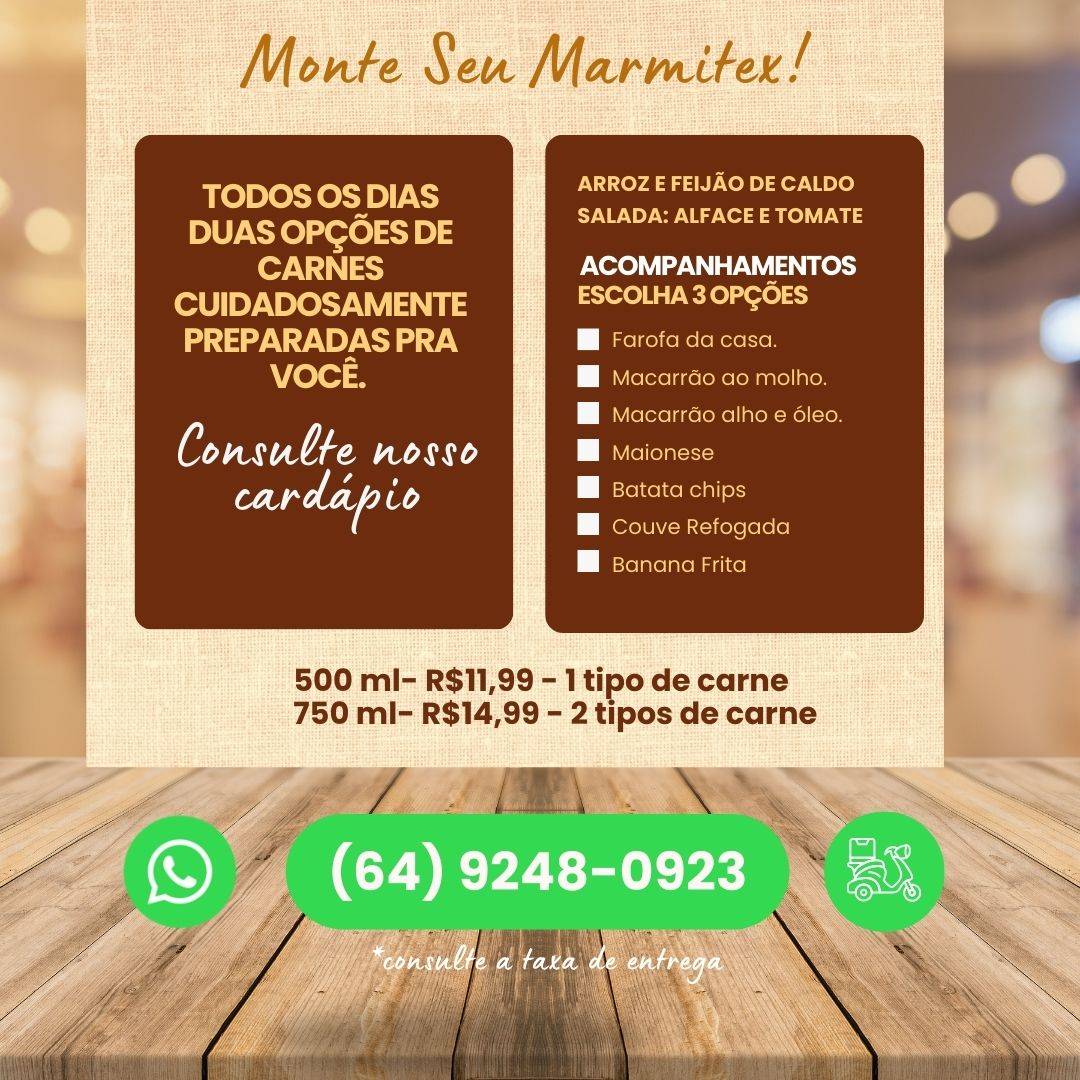 Lili Quentinhas cardápio
