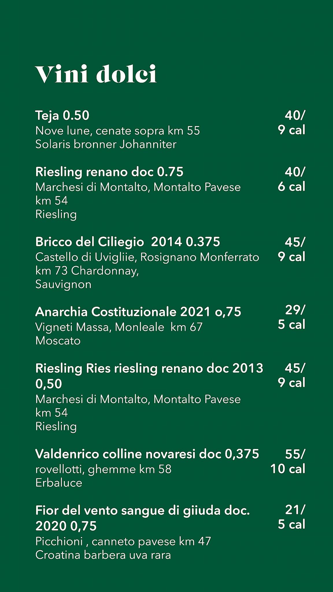 Menu di Locale 