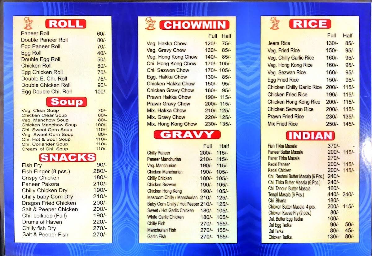 Lord Fast Food Centre menu