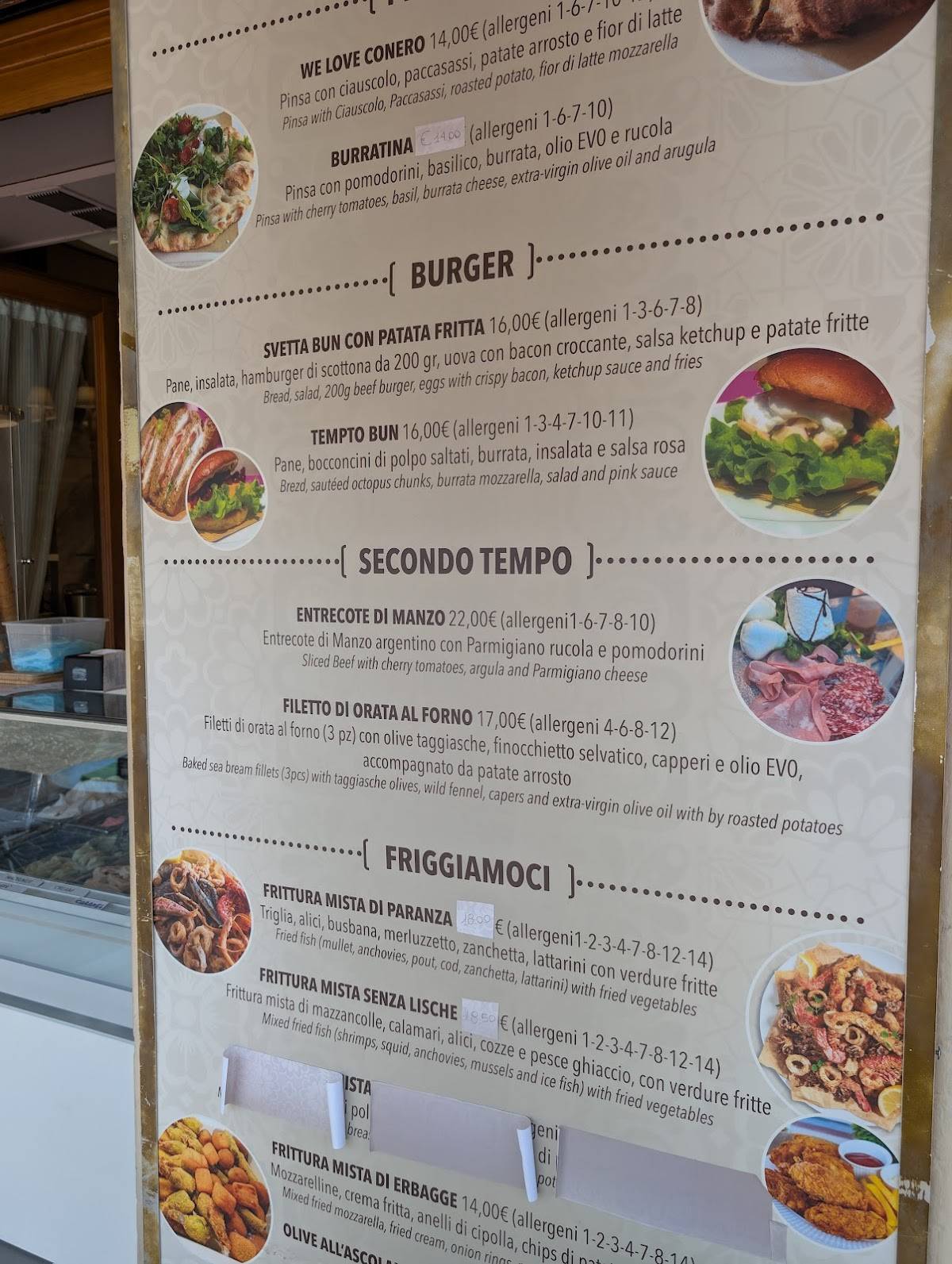 Menu di Caffè Centrale 