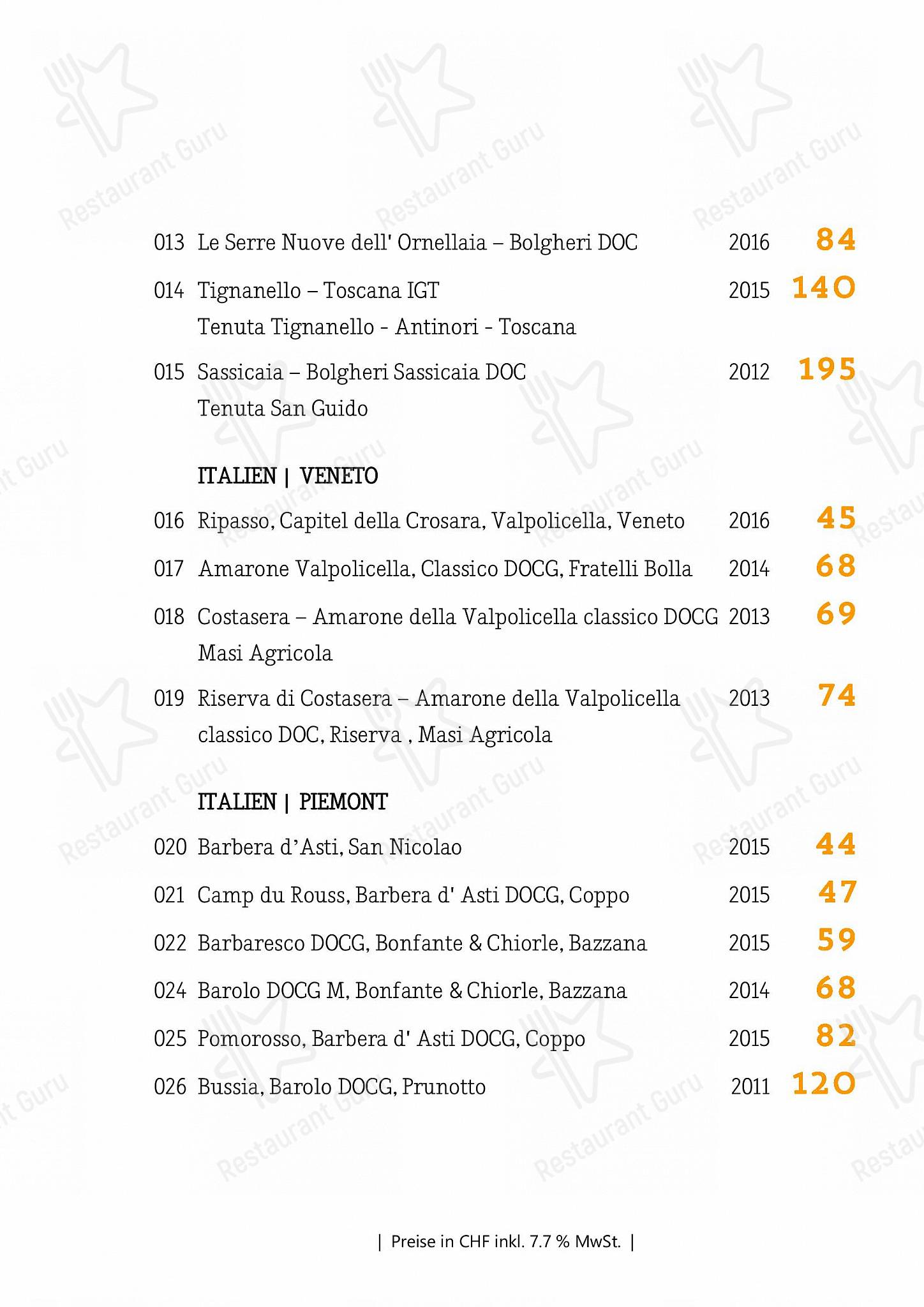 Menu di Löwen - Коктейльная карта