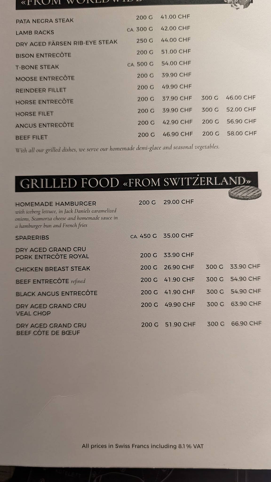 Menu di Löwen 