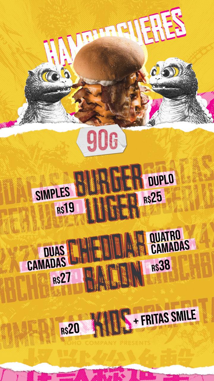 Luger cardápio
