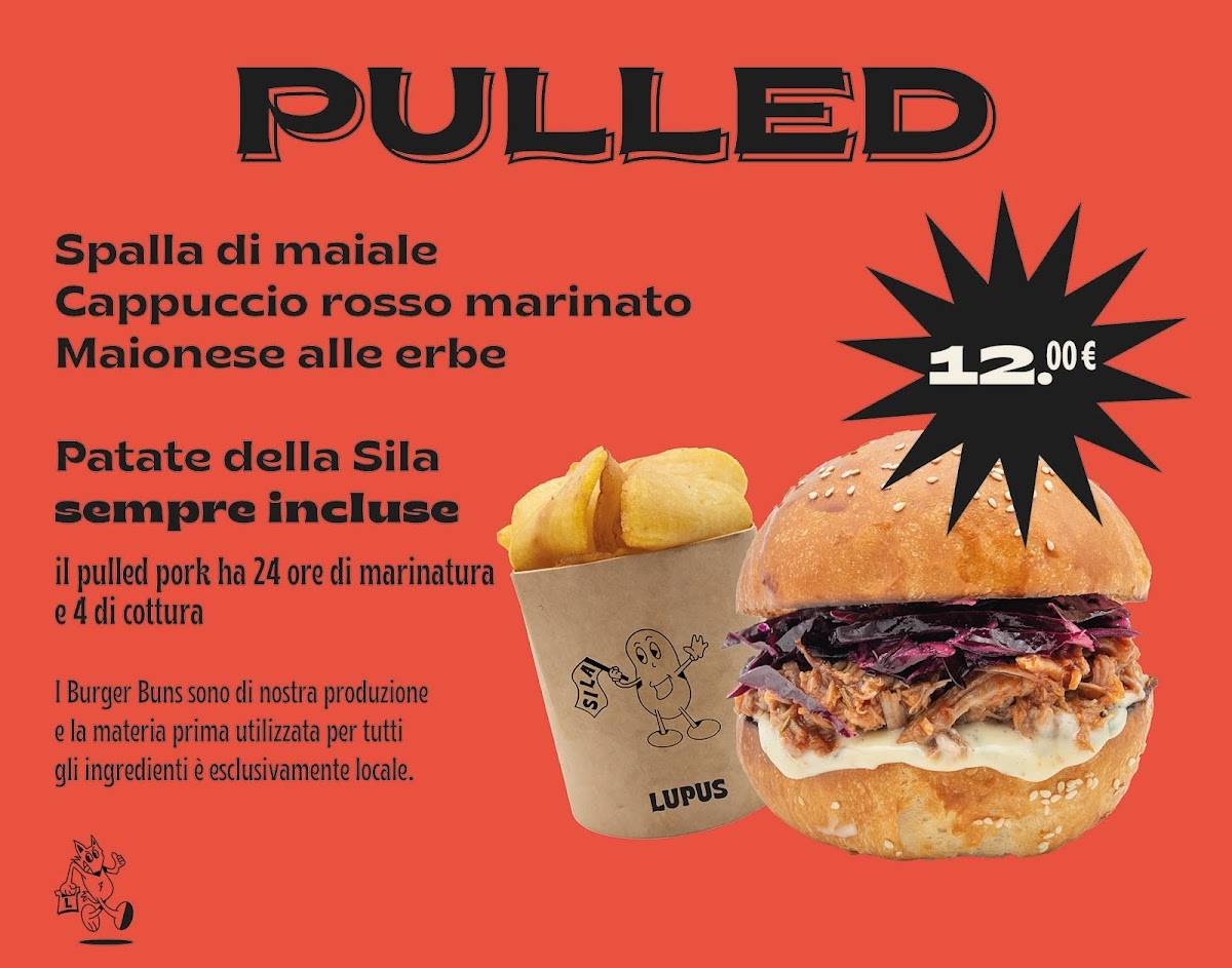 Menu di Lupus - Il panino di Loricaly 