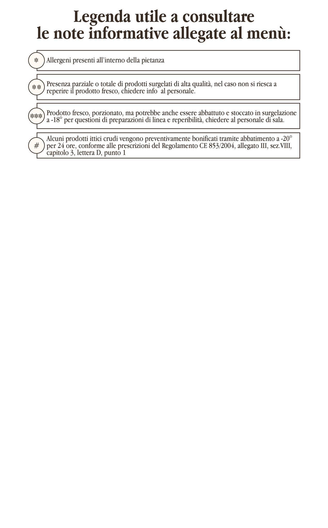 Menu di Magic Garden Tonziello 