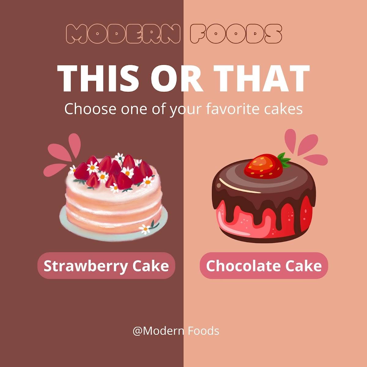 MODERN FOODS menu
