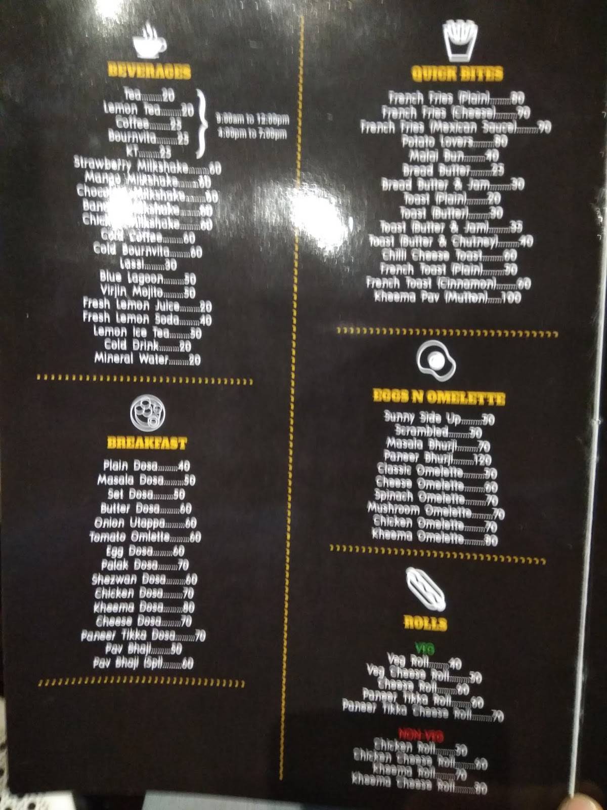 MUNCH Cafe & Resto menu