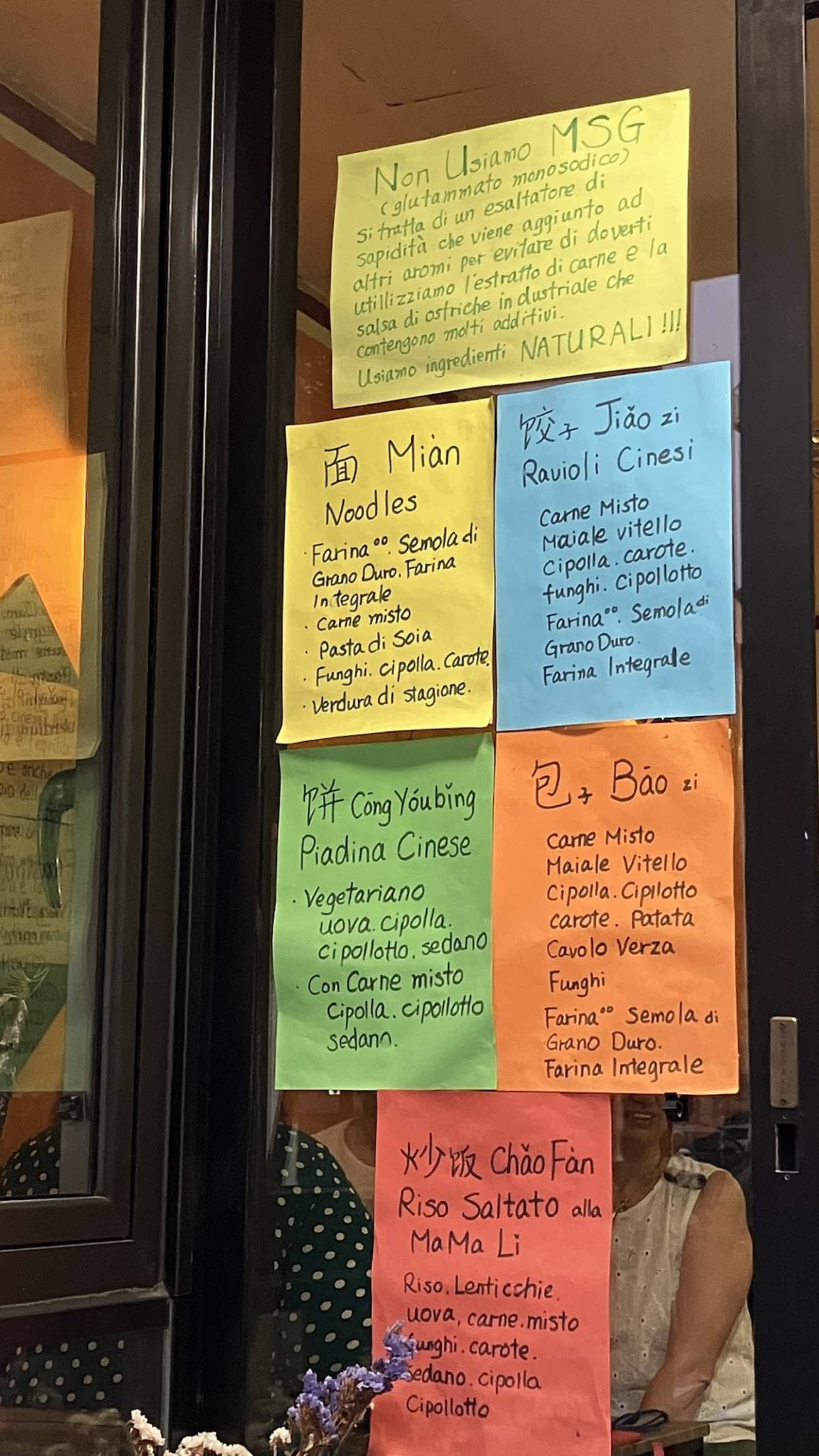 Menu di MaMaLi 