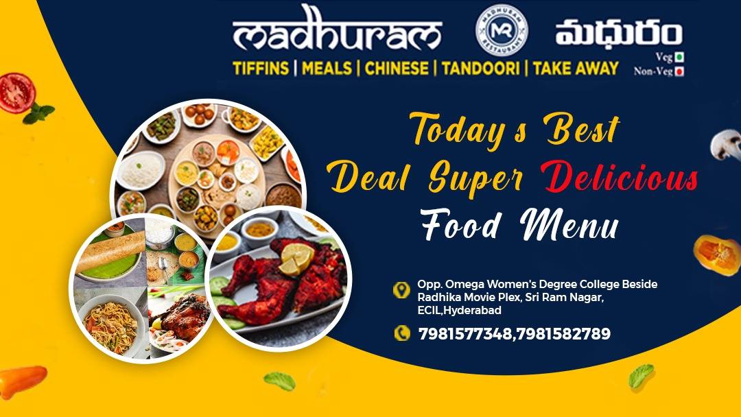 Madhuram Ruchulu - A. S. Rao Nagar menu