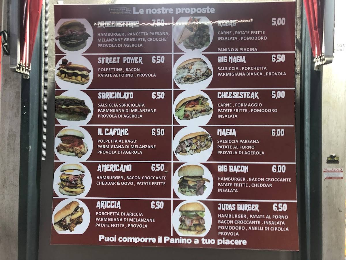 Menu di Rosticceria Magia 
