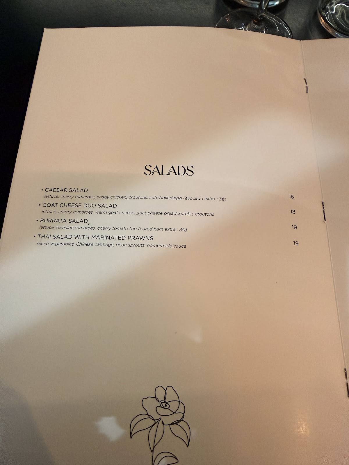 Menu de Magnolia - Restaurant Bar à Tapas Nice