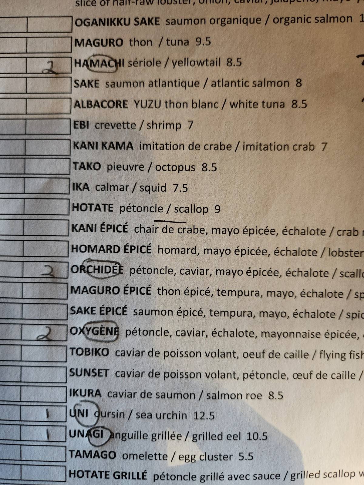 Maiko sushi menu discount