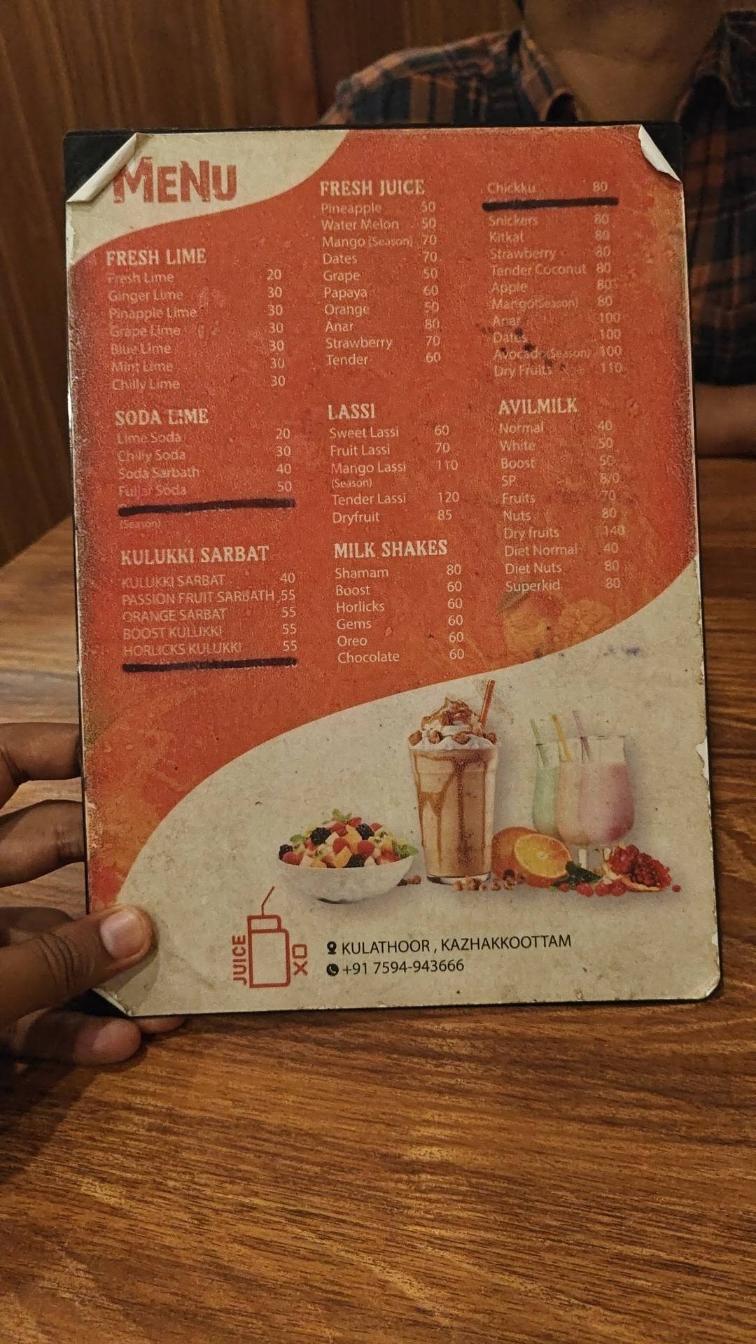Malabar Qissa menu