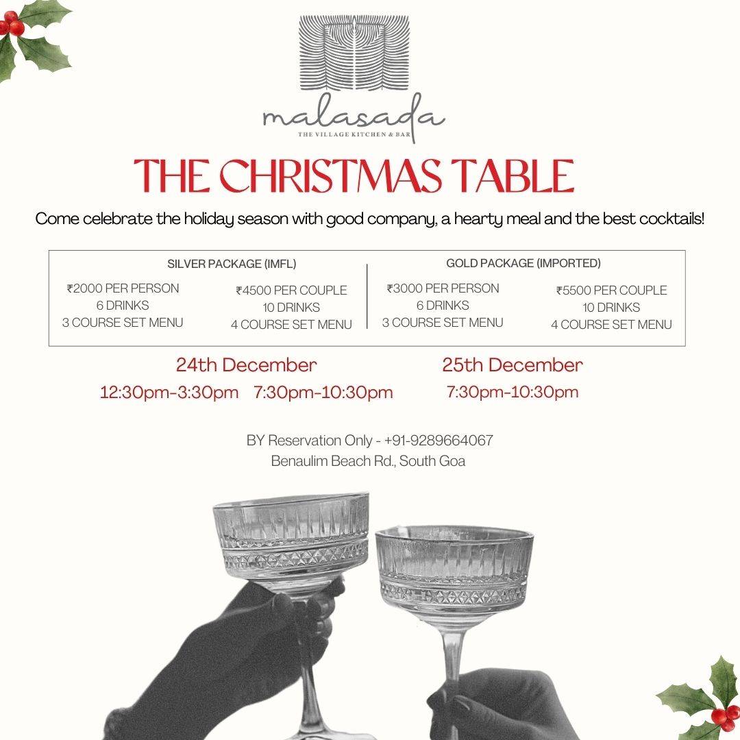 Malasada The Village Kitchen & Bar menu