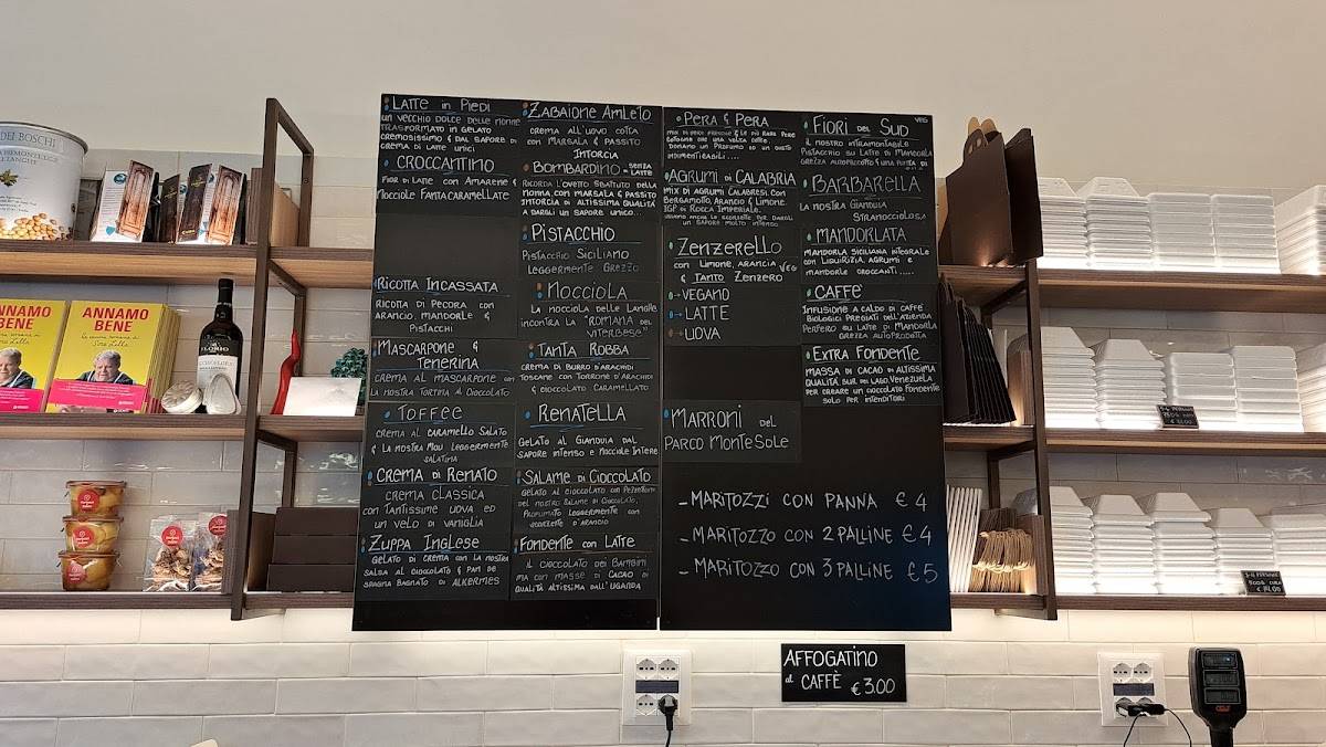 Menu di Maritozzi e Gelato di Barbara e Renato 