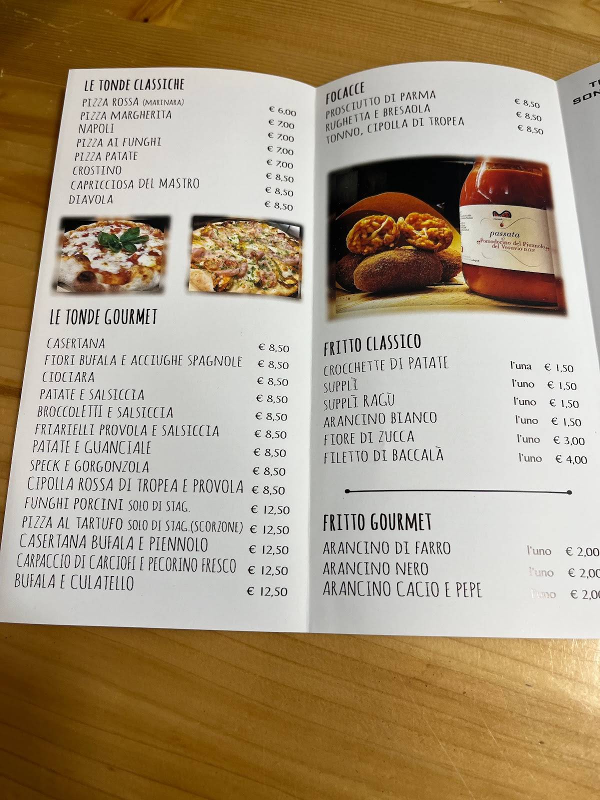 Menu di Mastro Donato Pizza Gourmet 