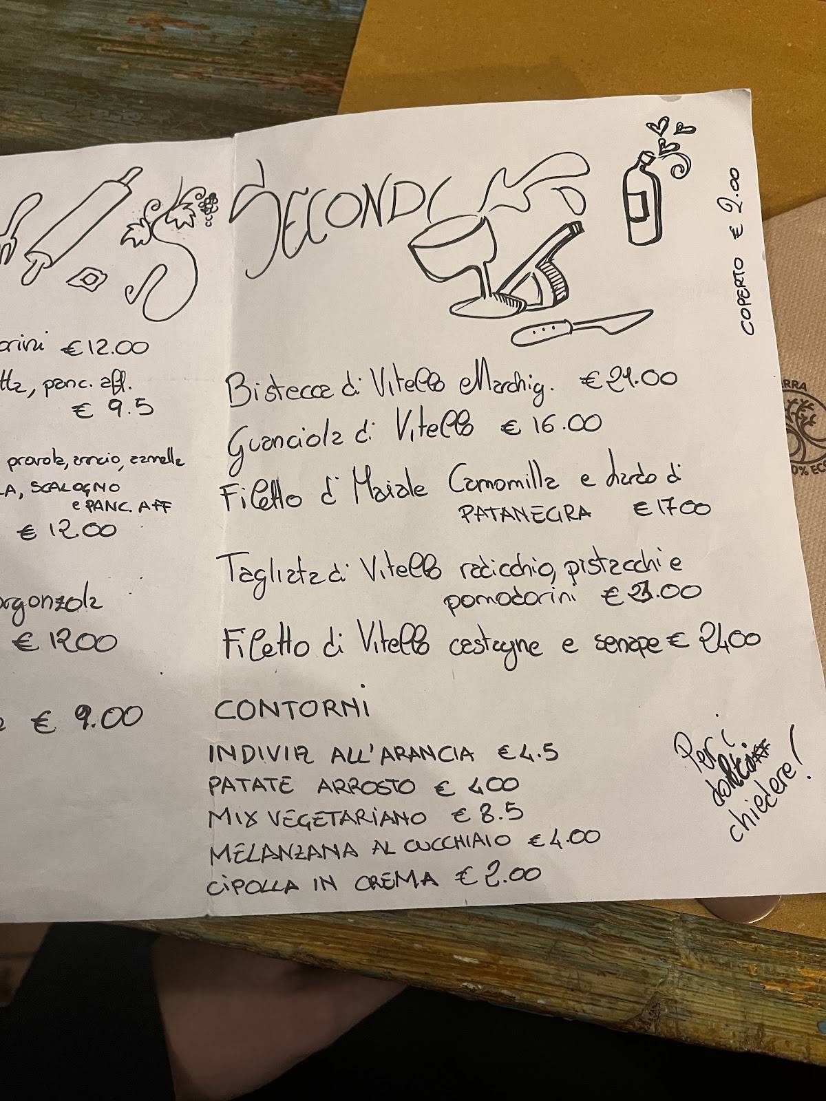 Menu di Lìntulì Làpperlà 