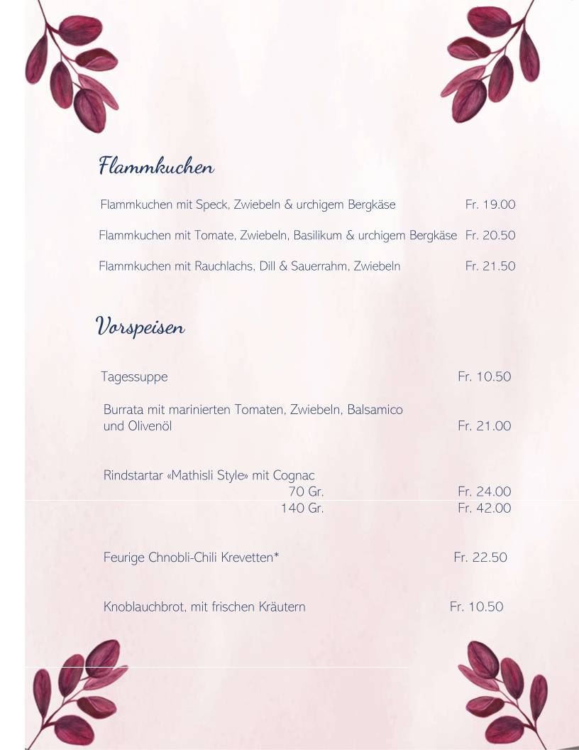 Menu di Mathisli 
