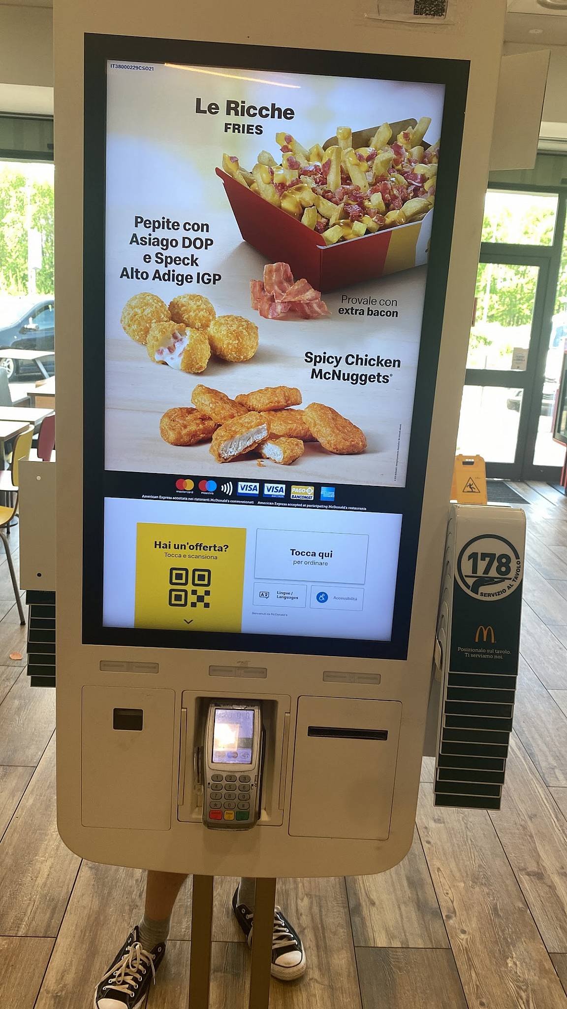 Menu di McDonald's Cremona Drive 