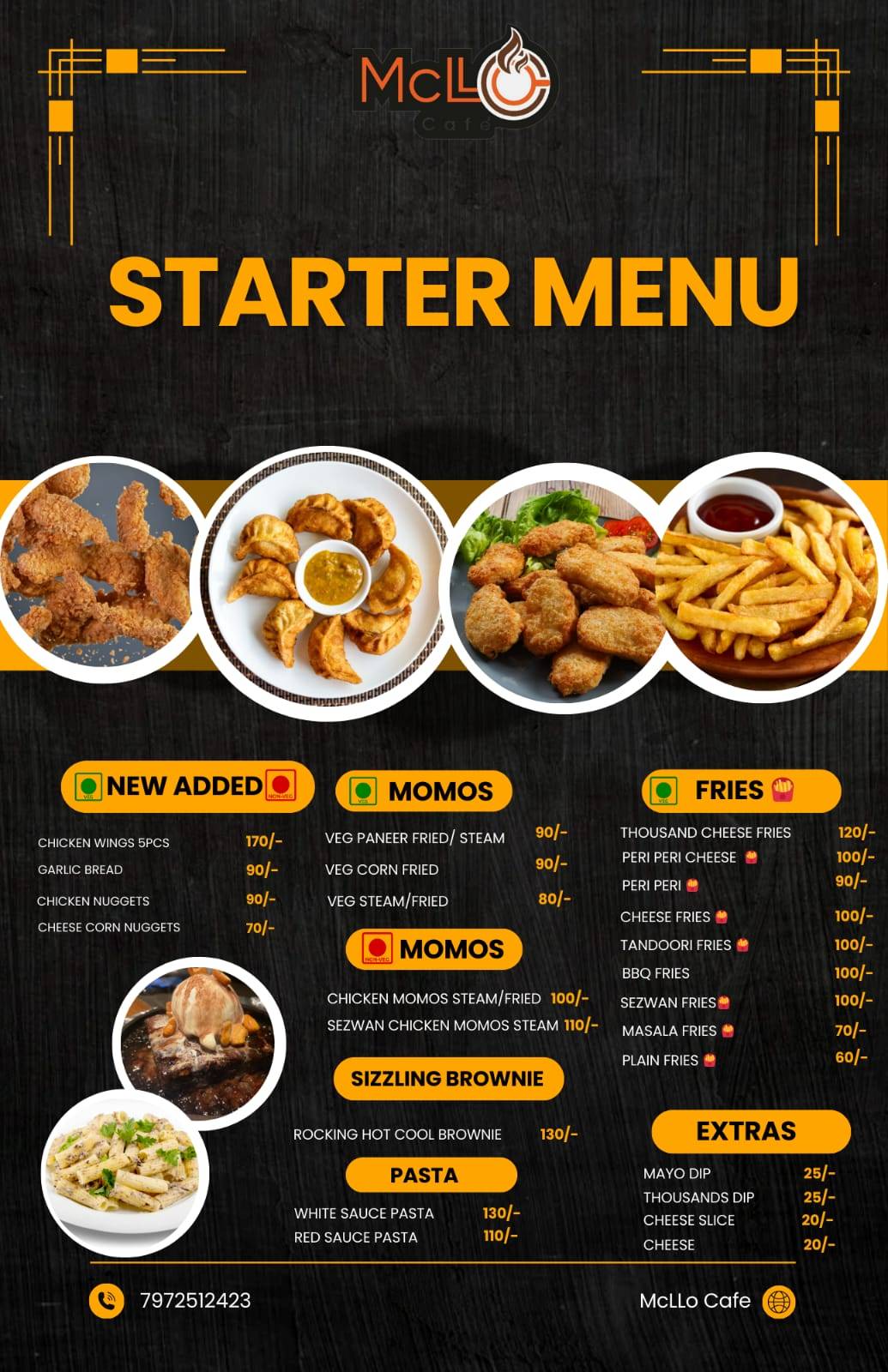 McLLo Cafe / Best cafe in Talegaon menu