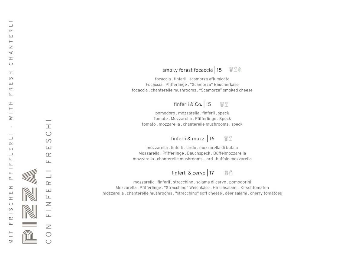 Menu di Ristorante Pizzeria L´ Medel 