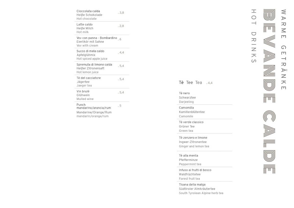 Menu di Ristorante Pizzeria L´ Medel 