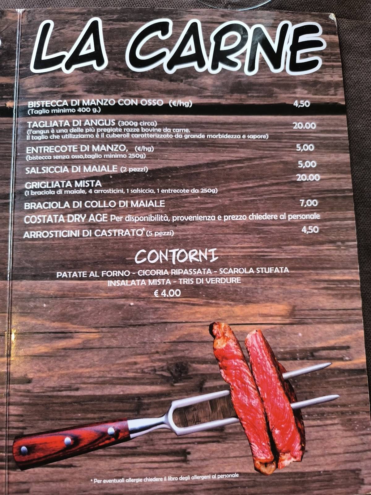Menu di Megustasi 
