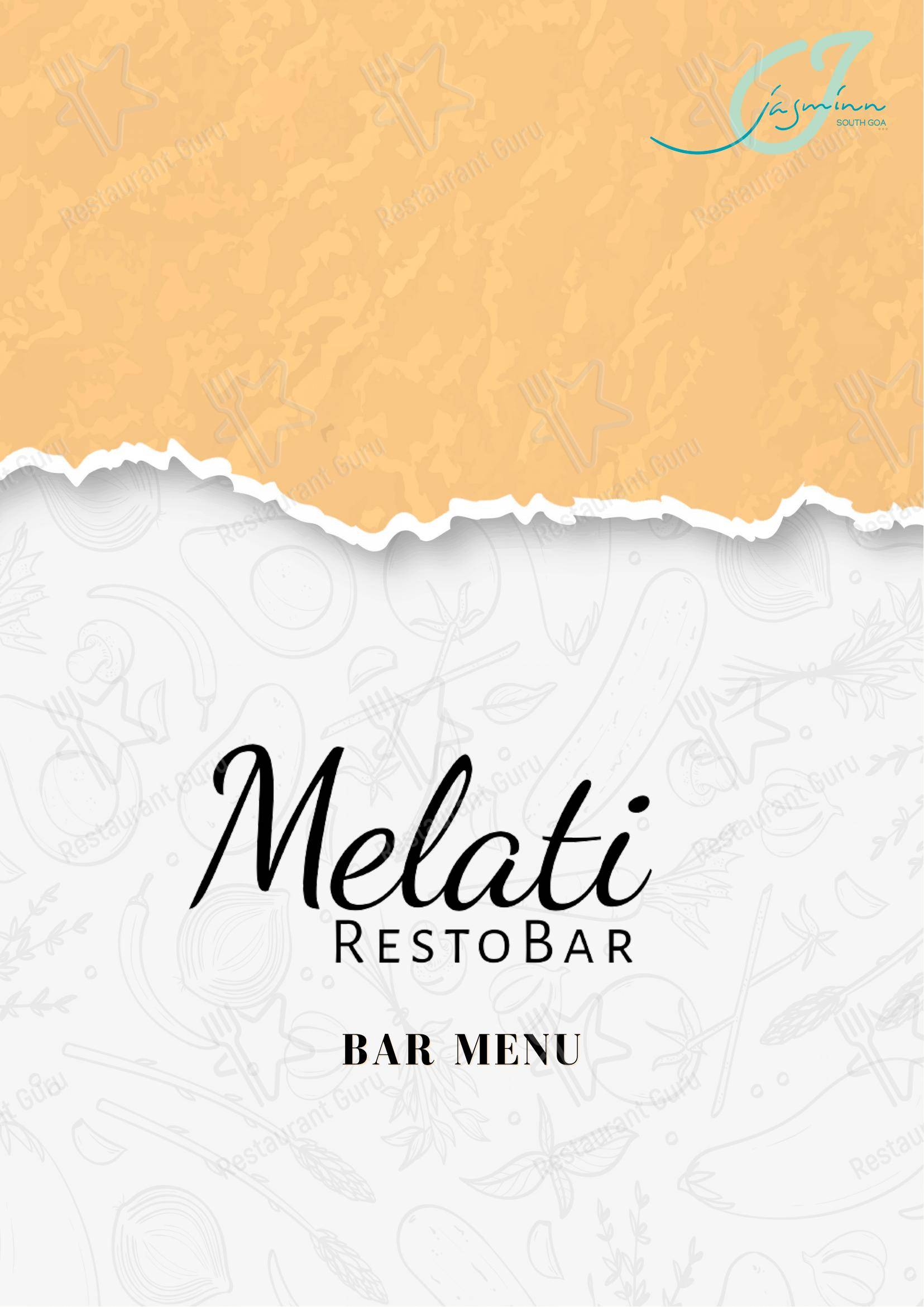 Melati RestoBar - Основное меню