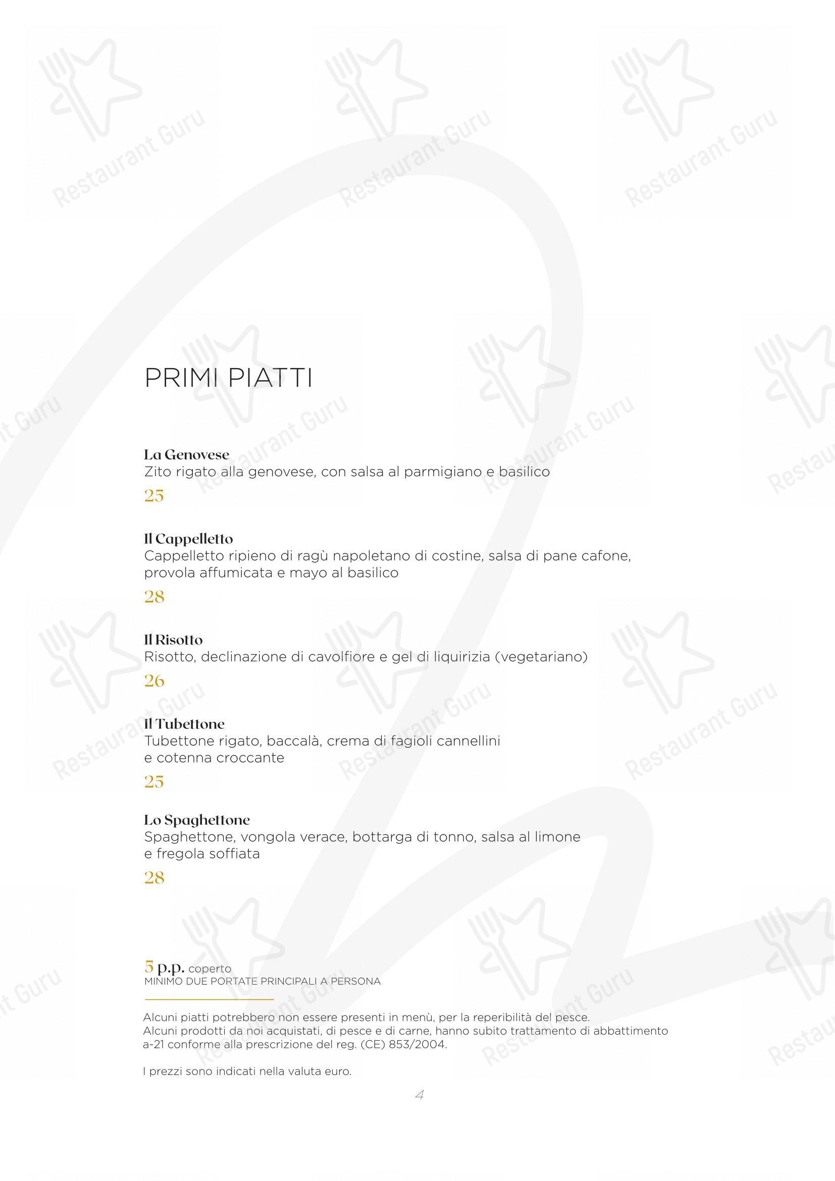 Menu per Michelasso Ristorante Gourmet a Napoli in Napoli