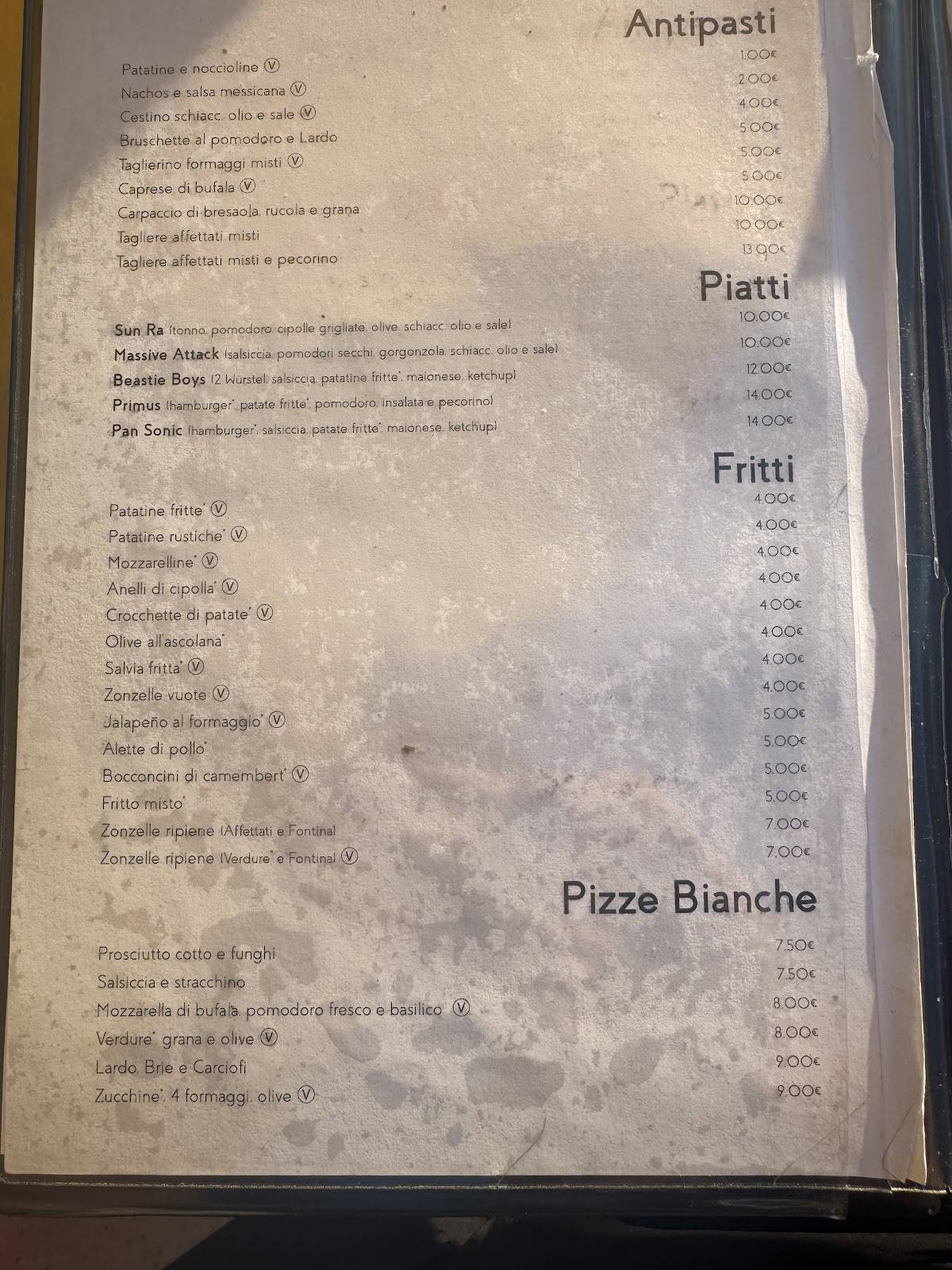 Menu di Minas Pub 