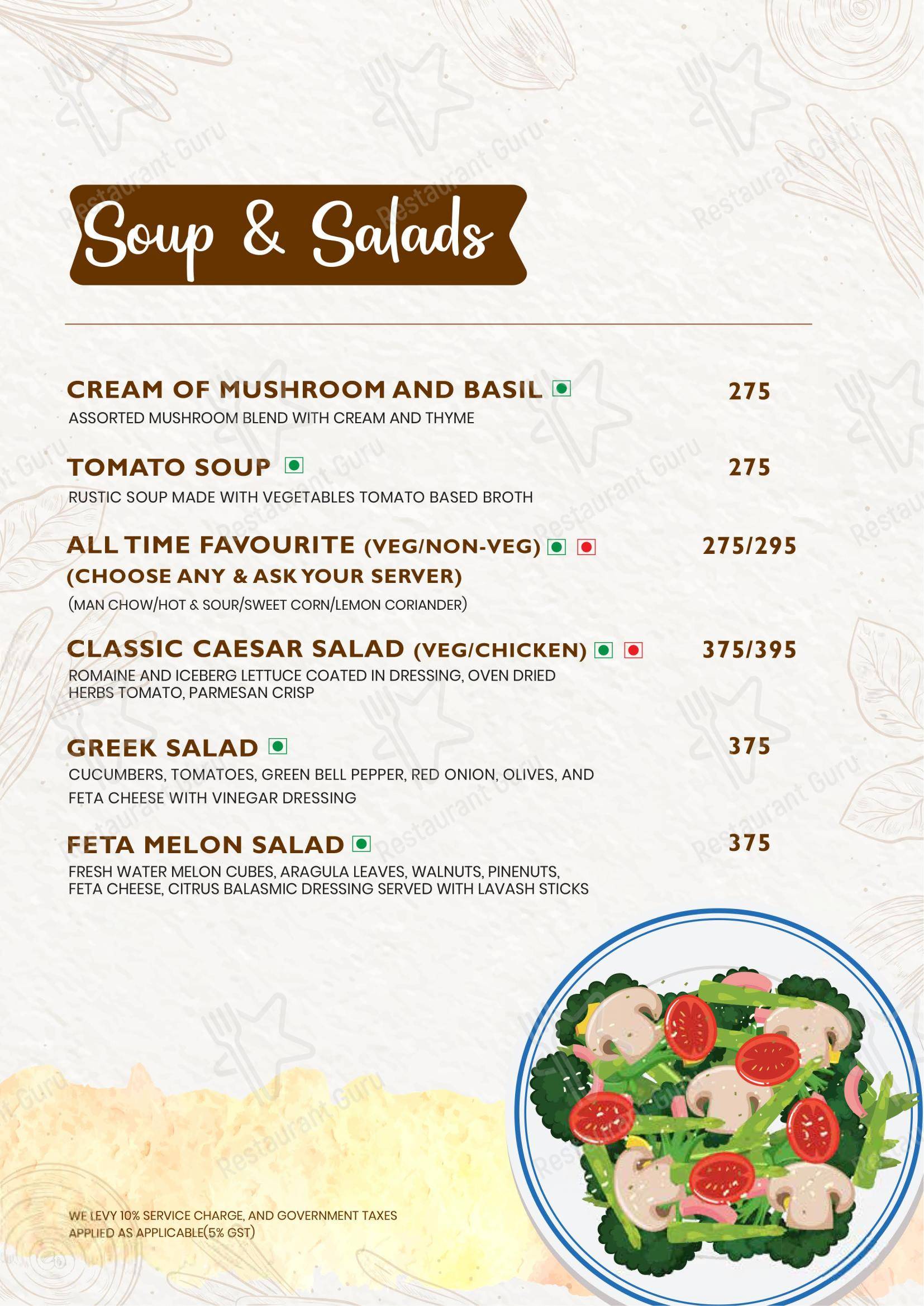 Menu for Ministry of Daru in Noida