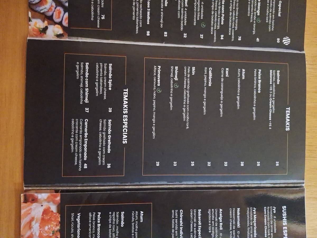 Moa Gastronomia cardápio