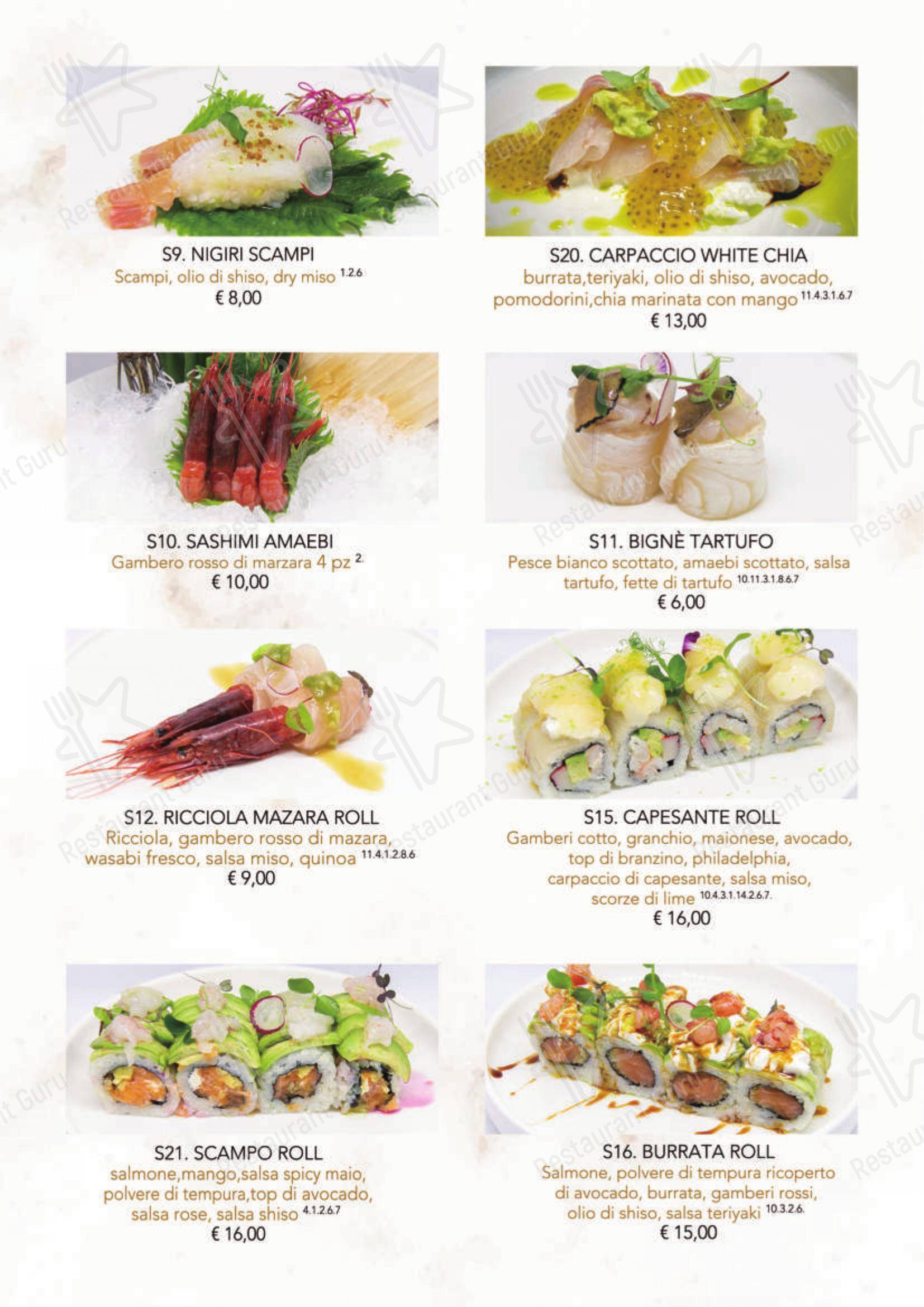 Modo Fusion Restaurant in Gallarate - 菜单