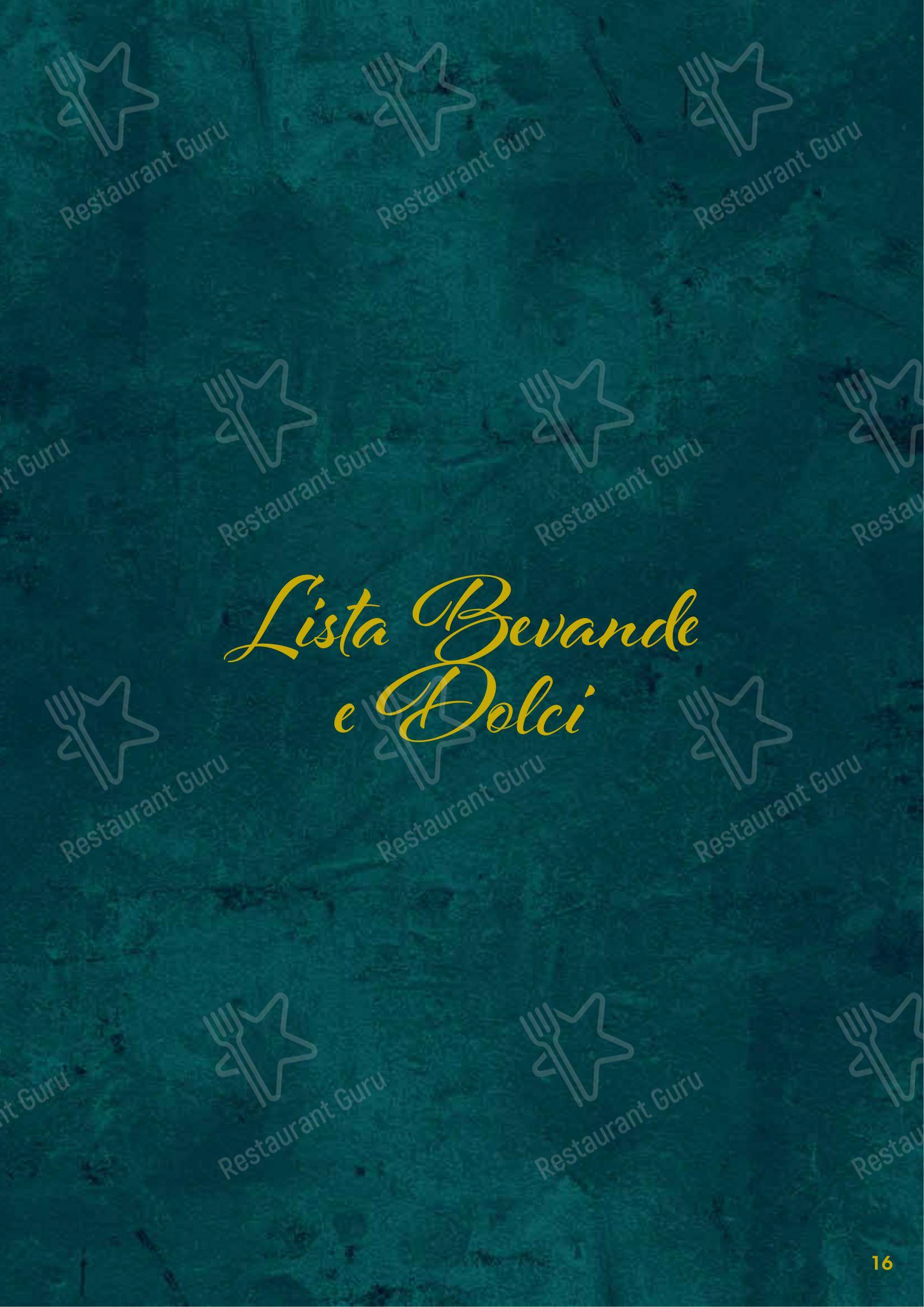 Menu di Modo Fusion Restaurant - Menu