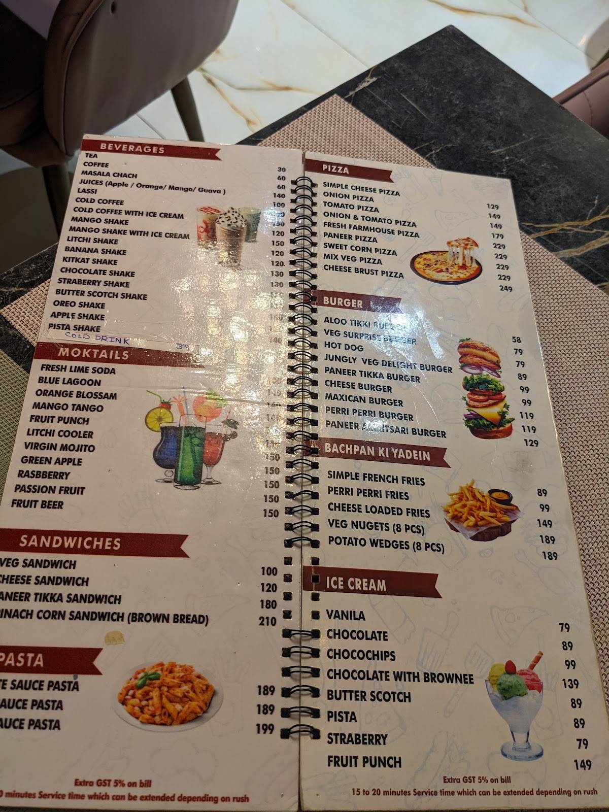 Mom's Kitchen Varanasi menu
