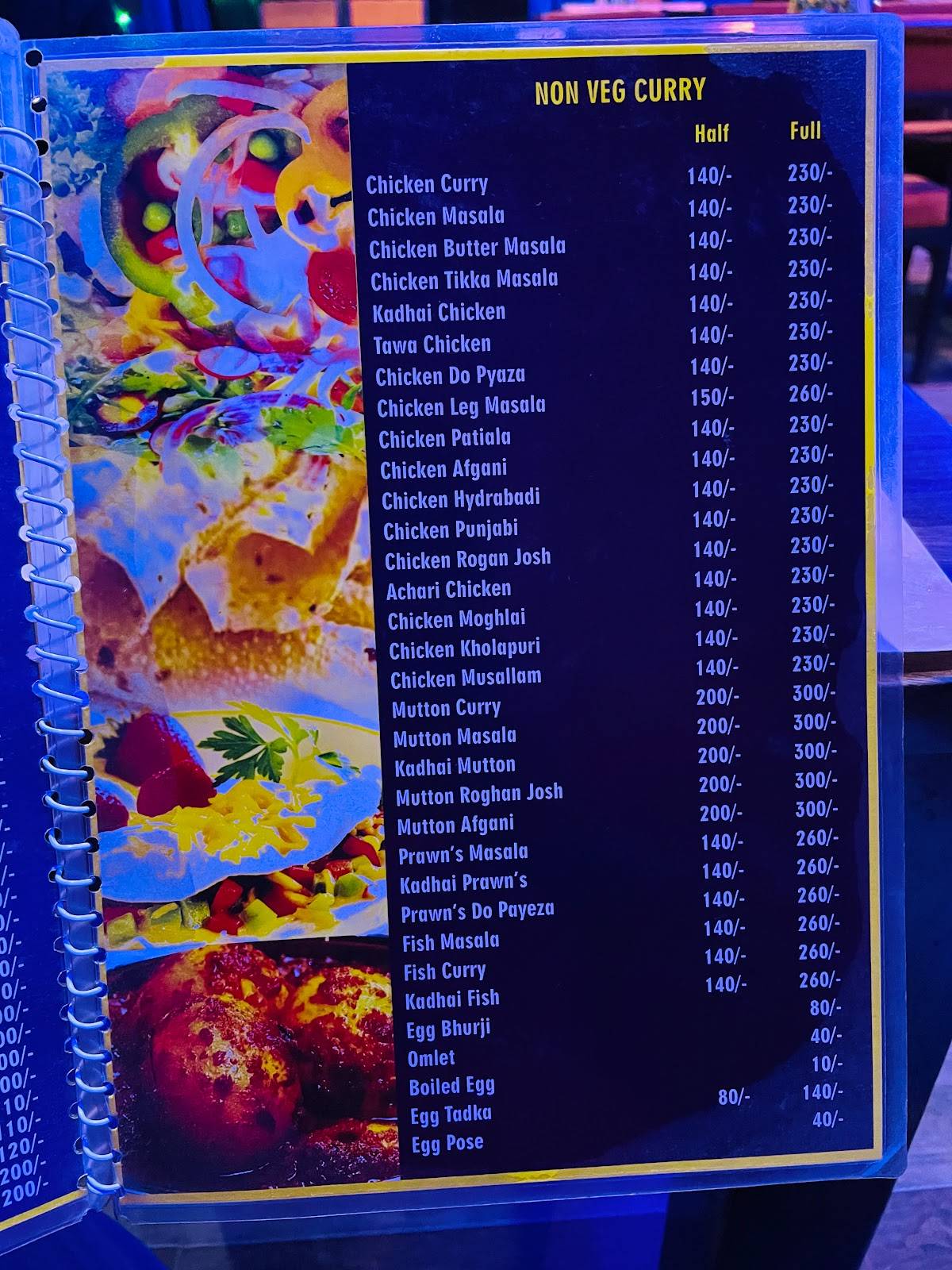 Moms magic kitchen menu