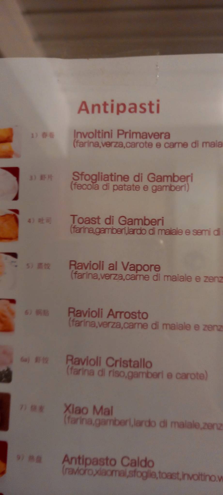 Menu di Pechino 