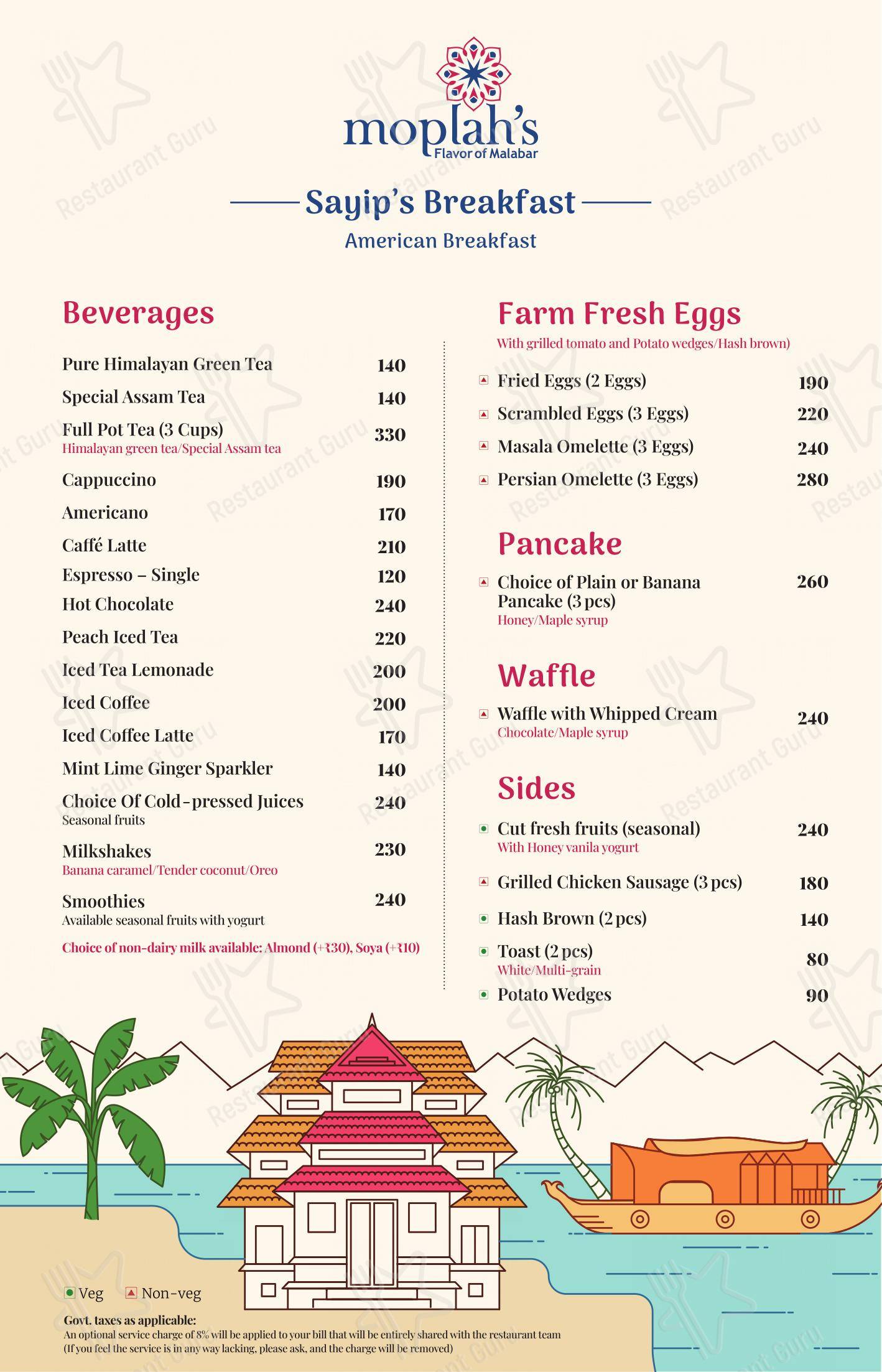 Moplah's menu - Детское