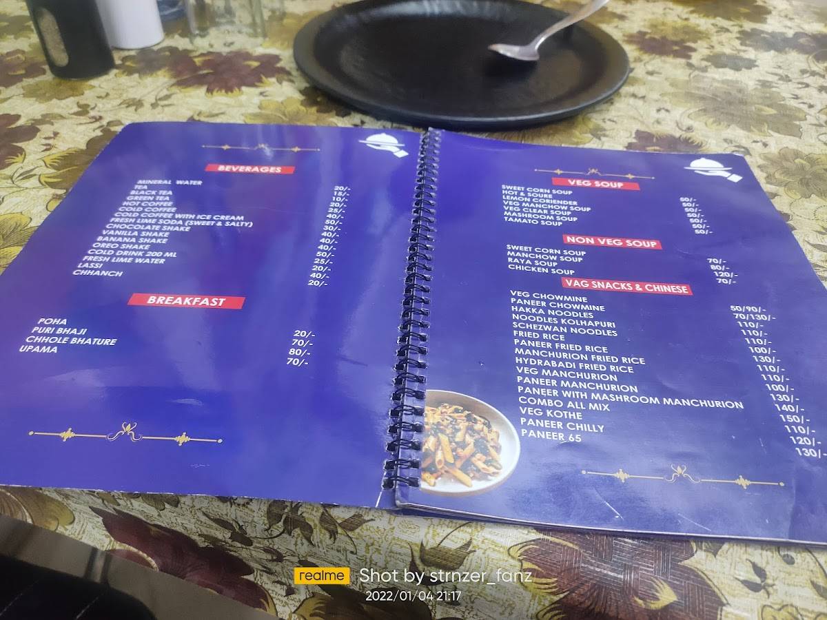 Mount View The RoofTop Restaurant Family restaurant menu