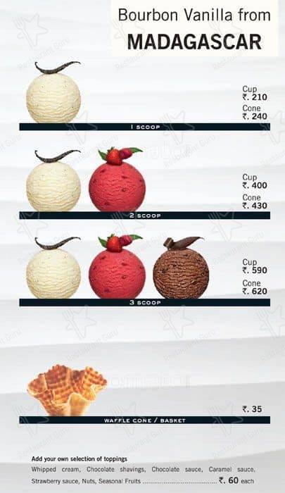 Mövenpick menu